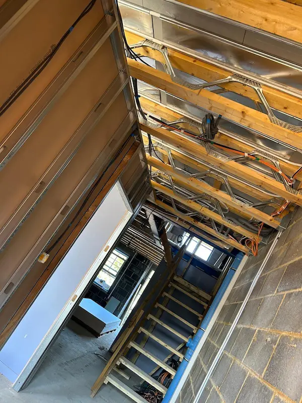 Electrical rewiring work in progress by Urban Volt Electrical